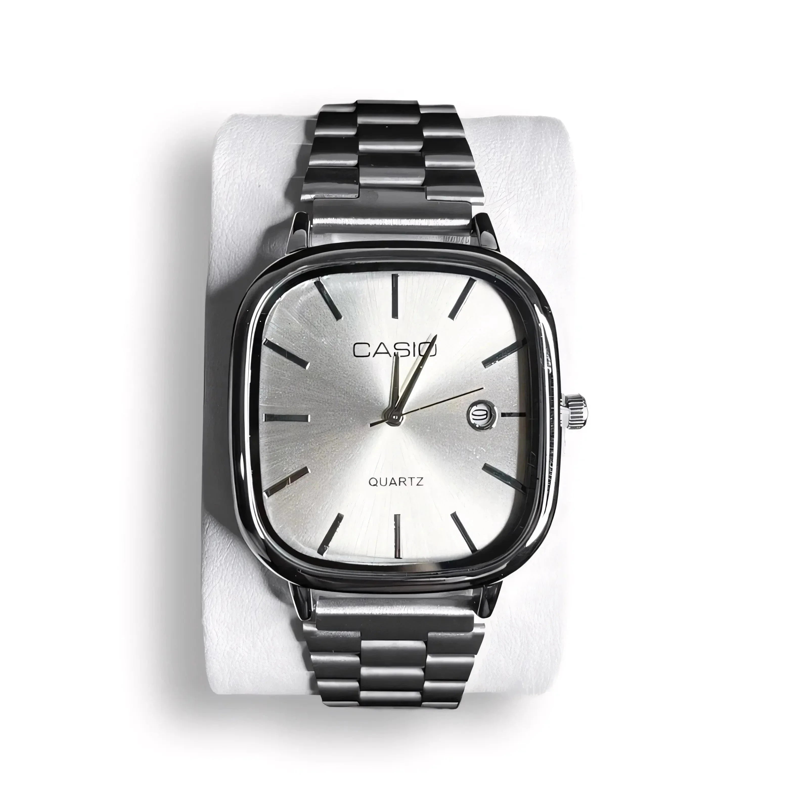C A S I O Luxurious 36mm Watch - Water Resistant | Transferred steel Relógio CASIO Luxurious 36mm - Unissex Resistente à água | Aço Inoxidável Adelstein Silver 