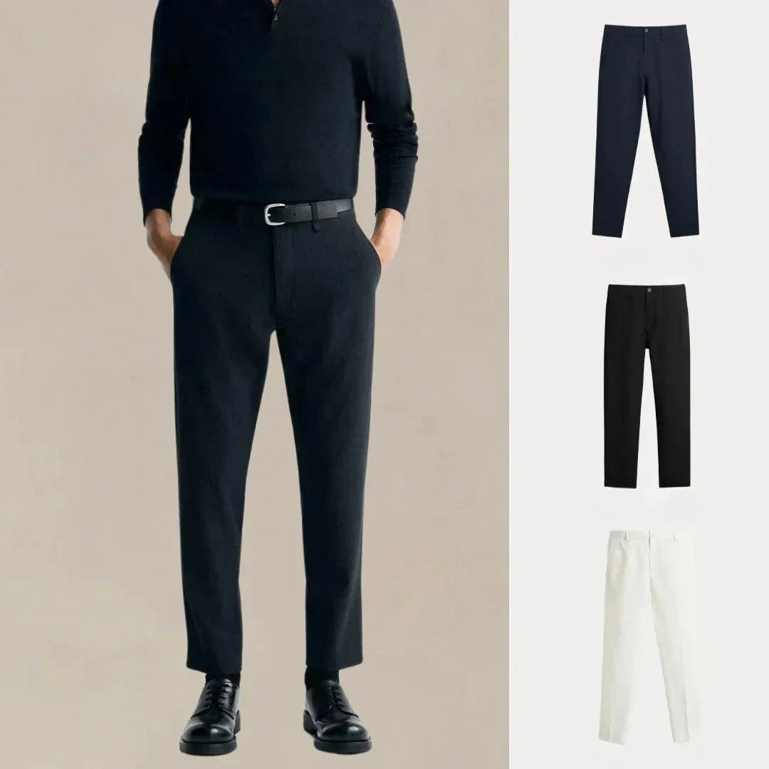 Kaufen Sie 1, erhalten Sie 3 – Chino-Set mit täglichem Rotationsschnitt Adelstein MARINEBLAU • SCHWARZ • WEISS S 