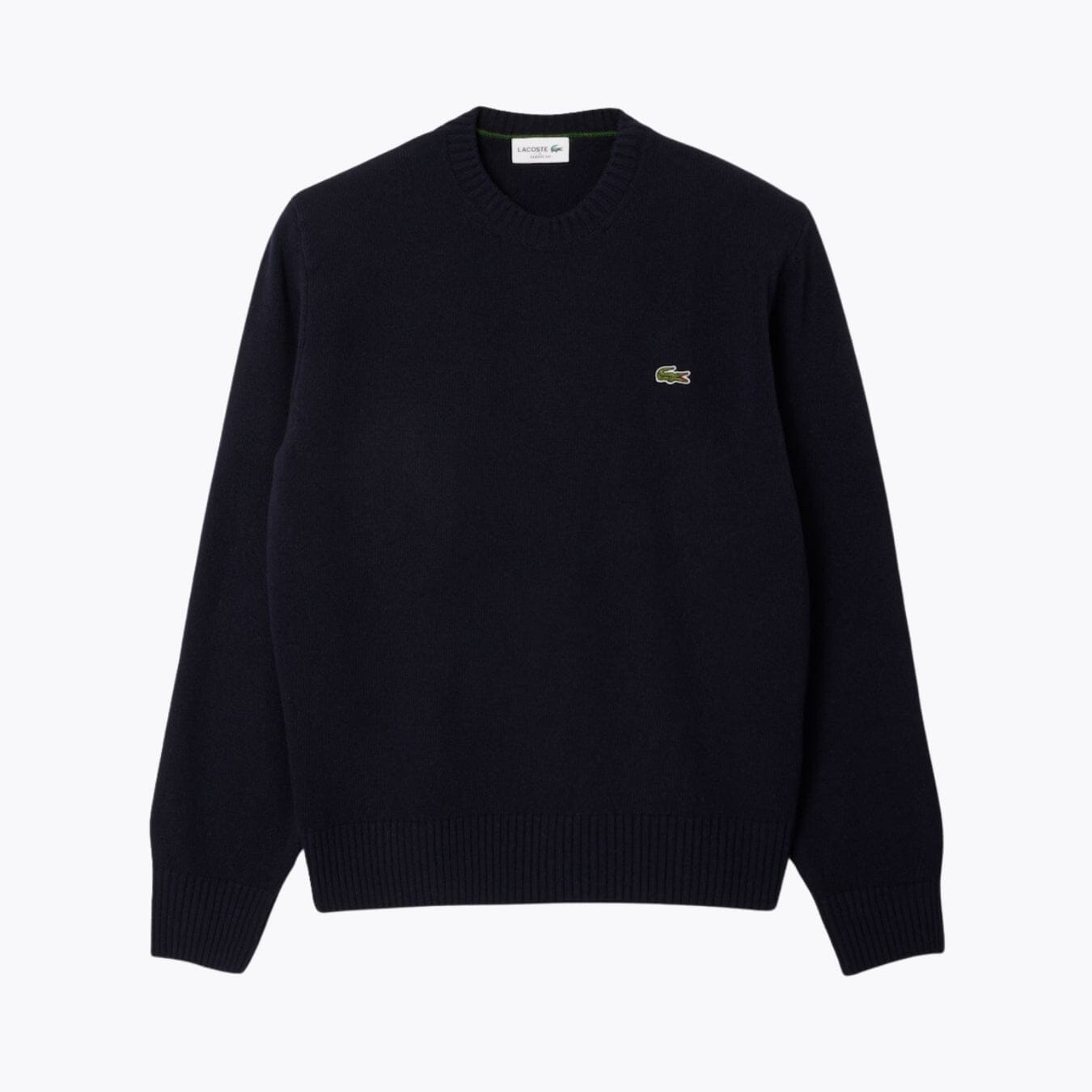 LC Carded Wool Crew Neck Sweater Lacoste Adelstein Midnight blue S 