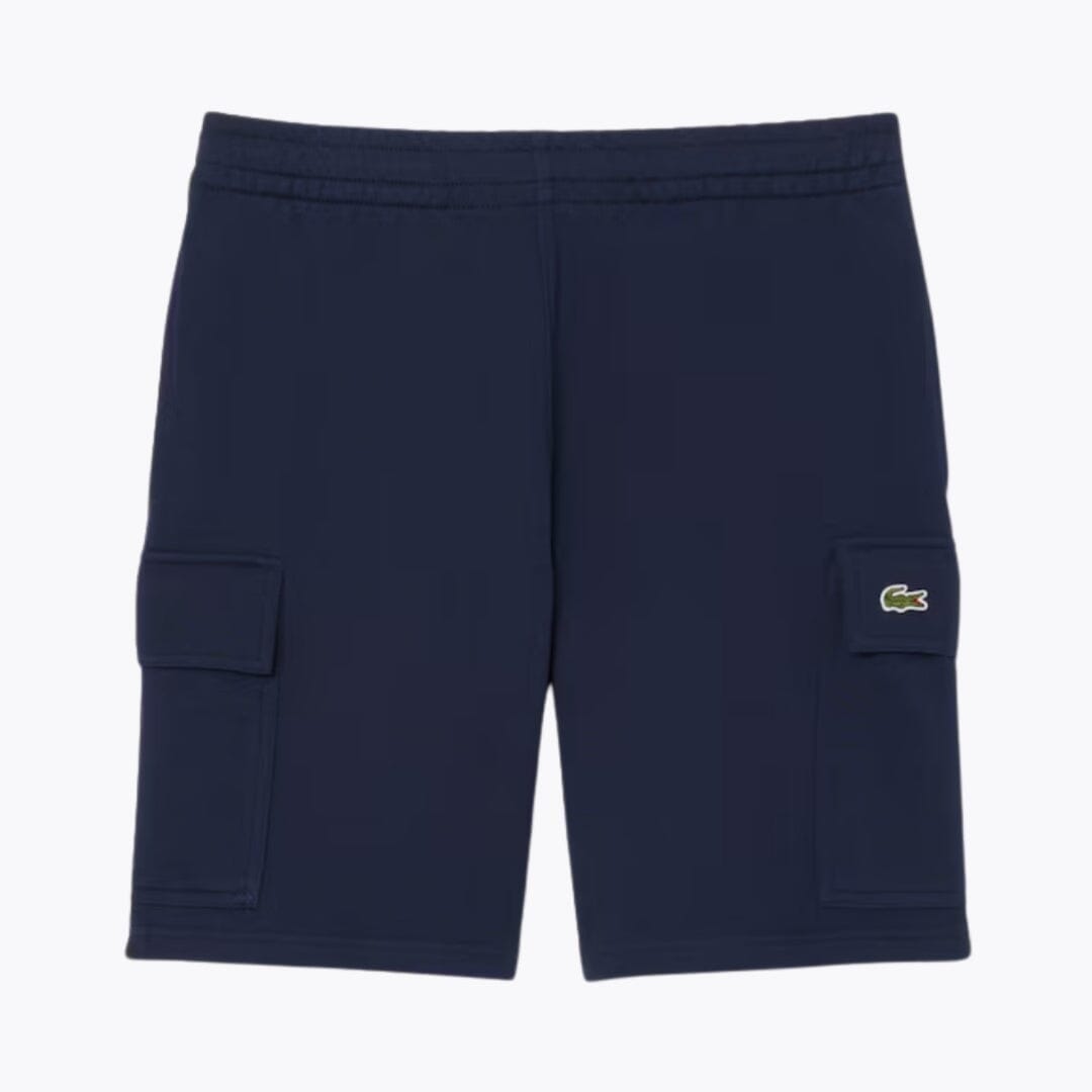 LC Cotton Fleece Cargo Shorts Lacoste Adelstein Midnight blue S 