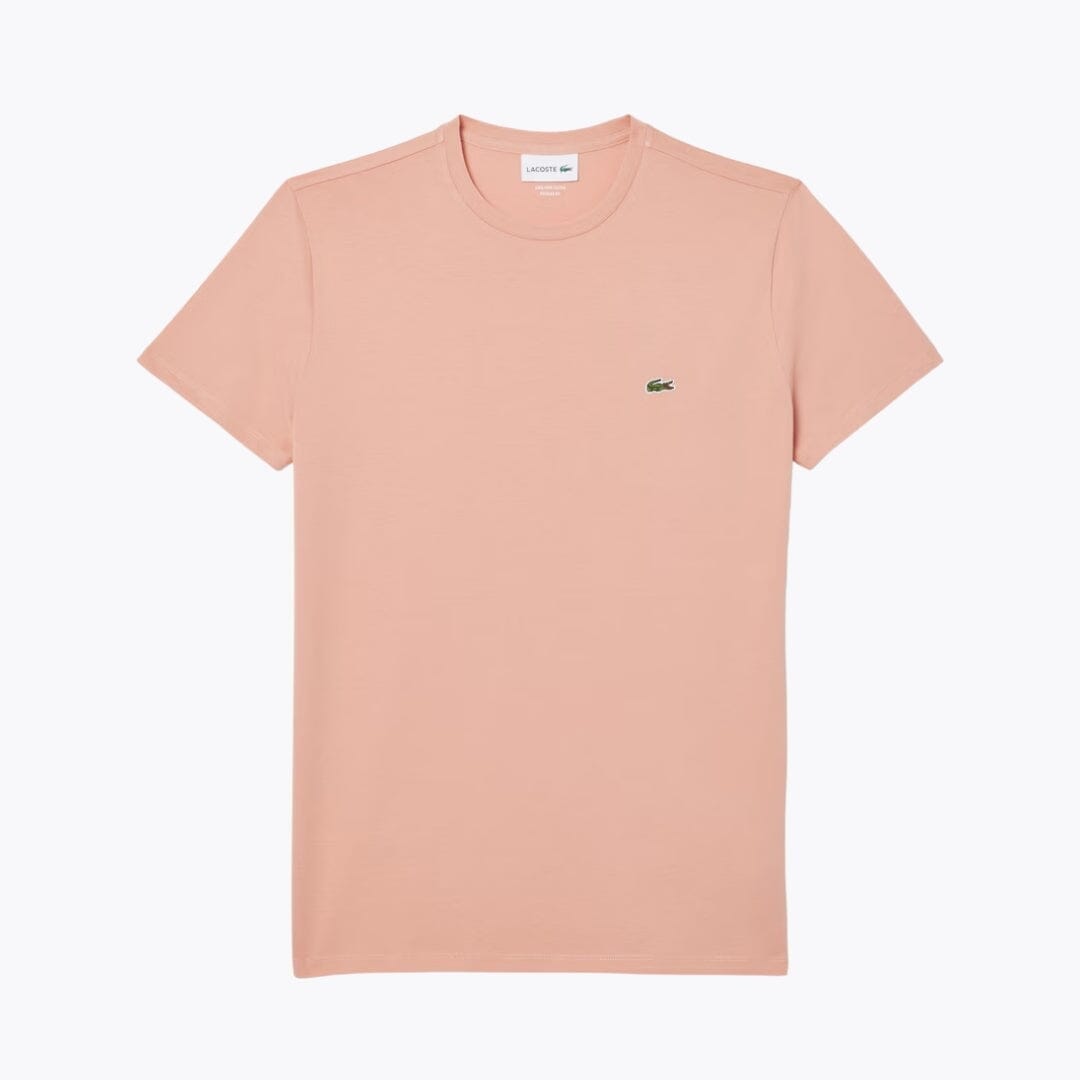 LC Cotton Pima T-shirt Lacoste Adelstein Pinkish beige S 