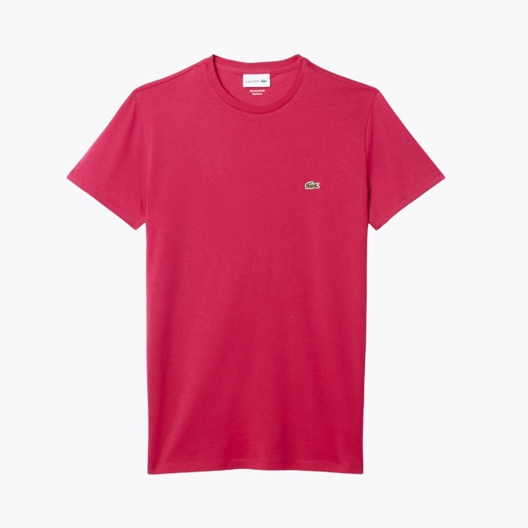 LC Cotton Pima T-shirt Lacoste Adelstein Raspberry pink S 