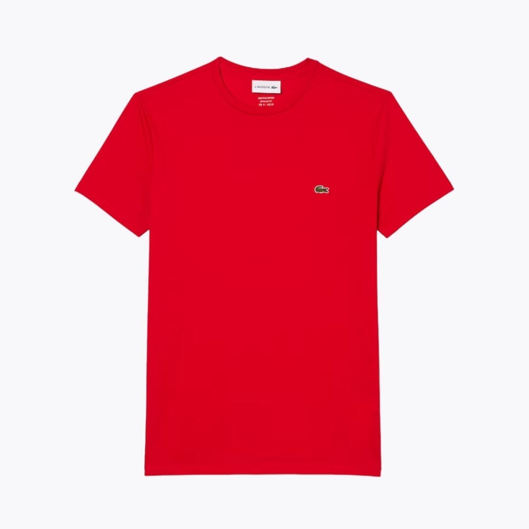 LC Cotton Pima T-shirt Lacoste Adelstein Rouge S 