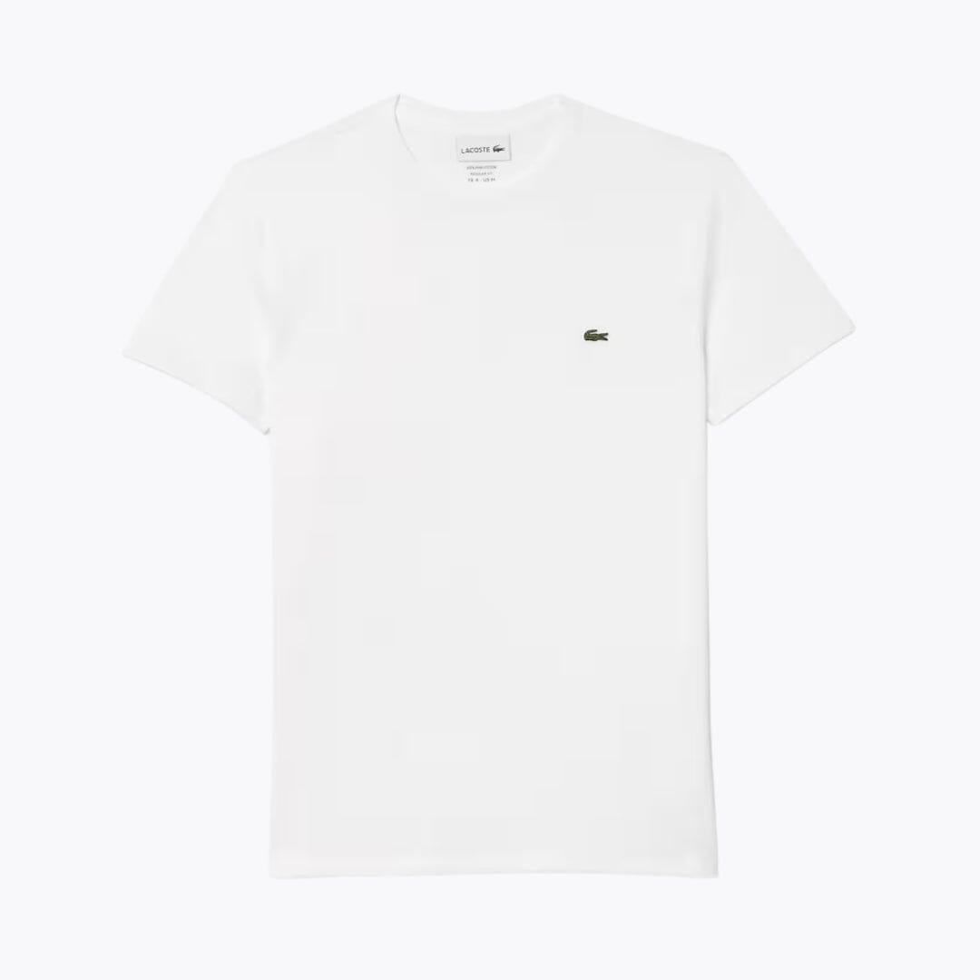 LC Cotton Pima T-shirt Lacoste Adelstein White S 