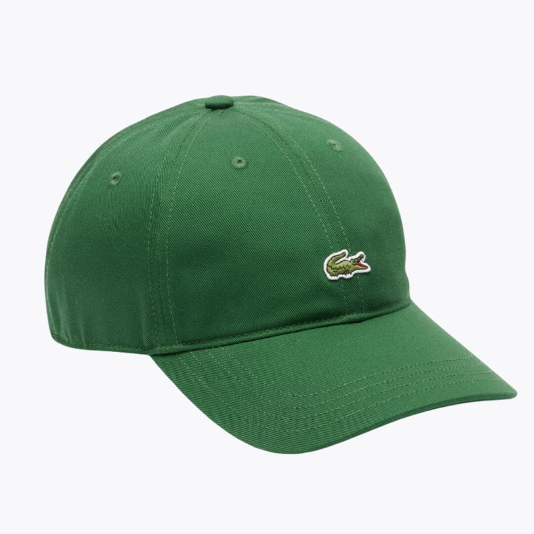 LC Cotton Twill Cap Lacoste Adelstein Pine green 