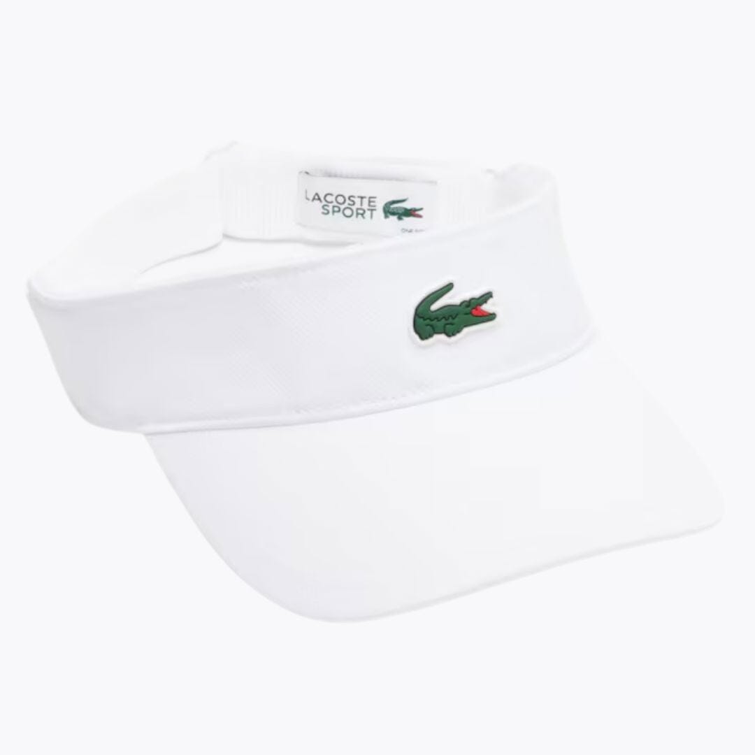 LC Diamond Taffeta Sport Visor Lacoste Adelstein White 