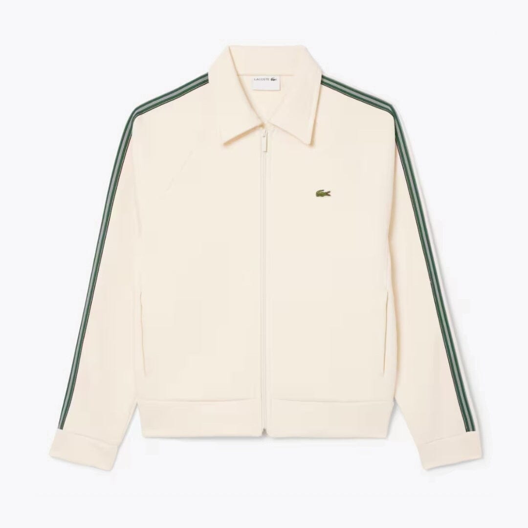 LC French Made Zipped Sweatshirt Lacoste Adelstein White S 