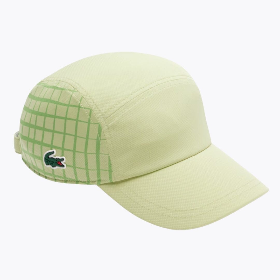 LC Graphic Print Tennis Cap Lacoste Adelstein Green 