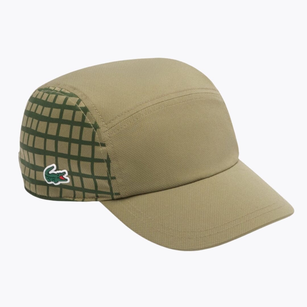 LC Graphic Print Tennis Cap Lacoste Adelstein Khaki green 