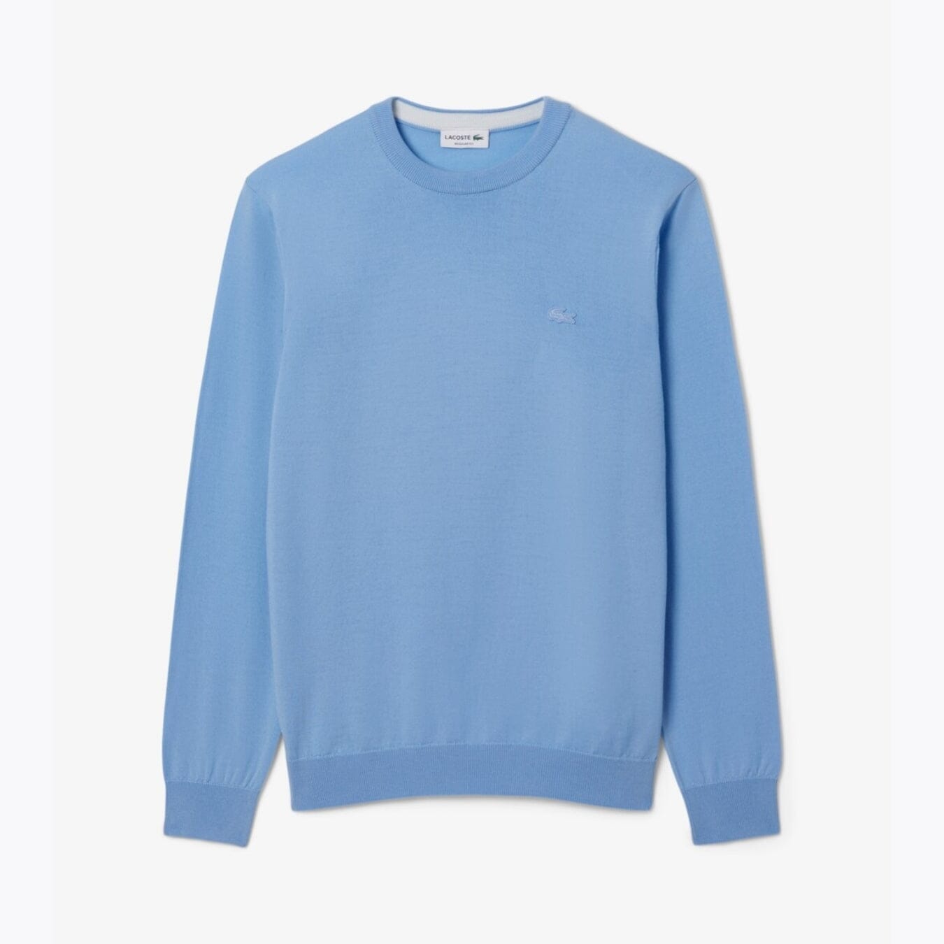 LC Merino Wool Crew Neck Sweater Lacoste Adelstein Pale blue S 