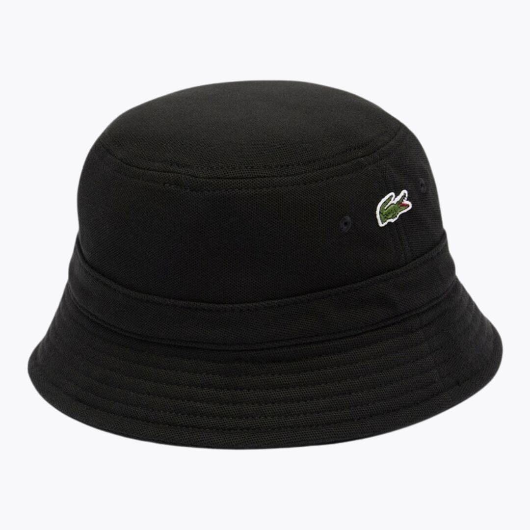 LC Piqué Bucket Hat Lacoste Adelstein Black 