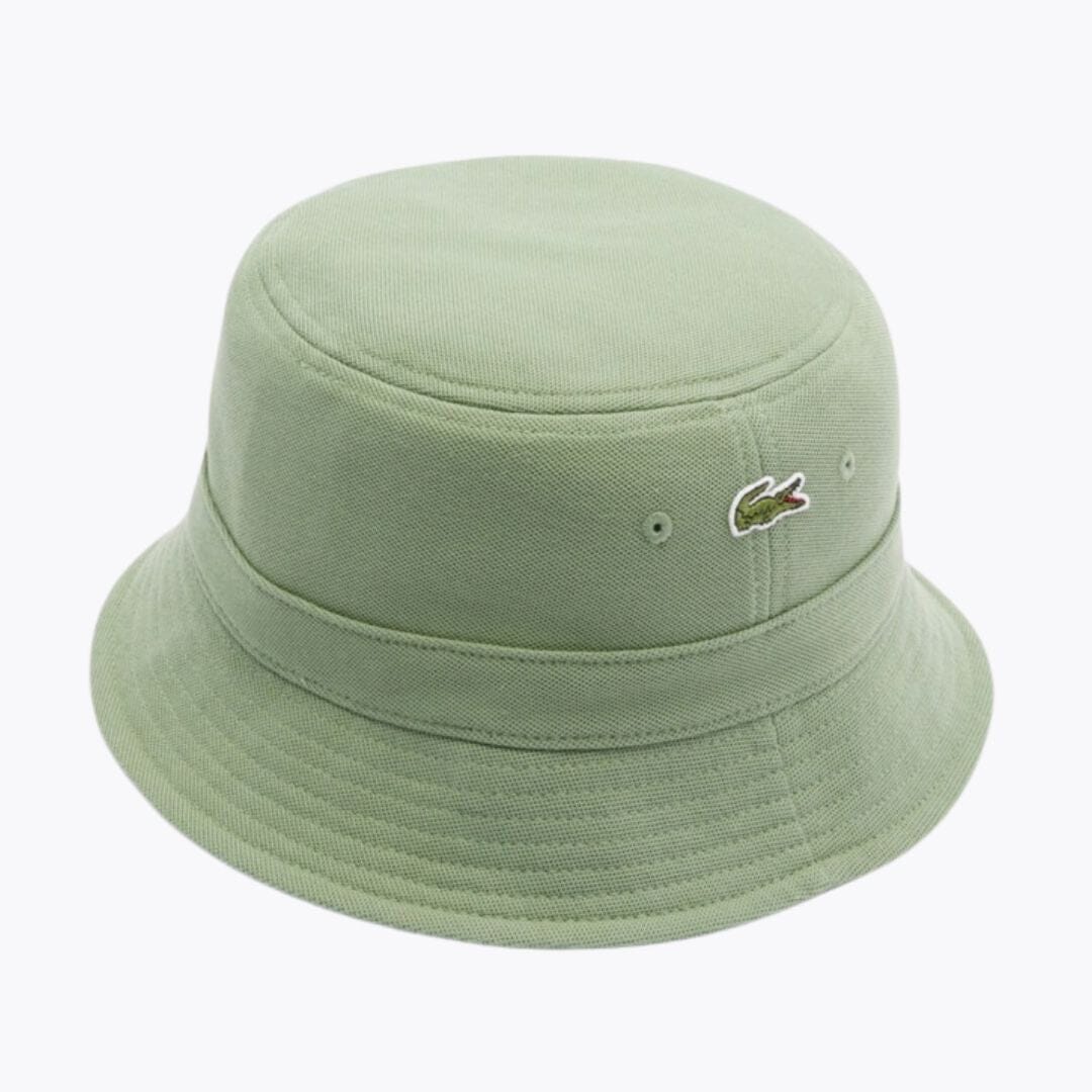 LC Piqué Bucket Hat Lacoste Adelstein Green 