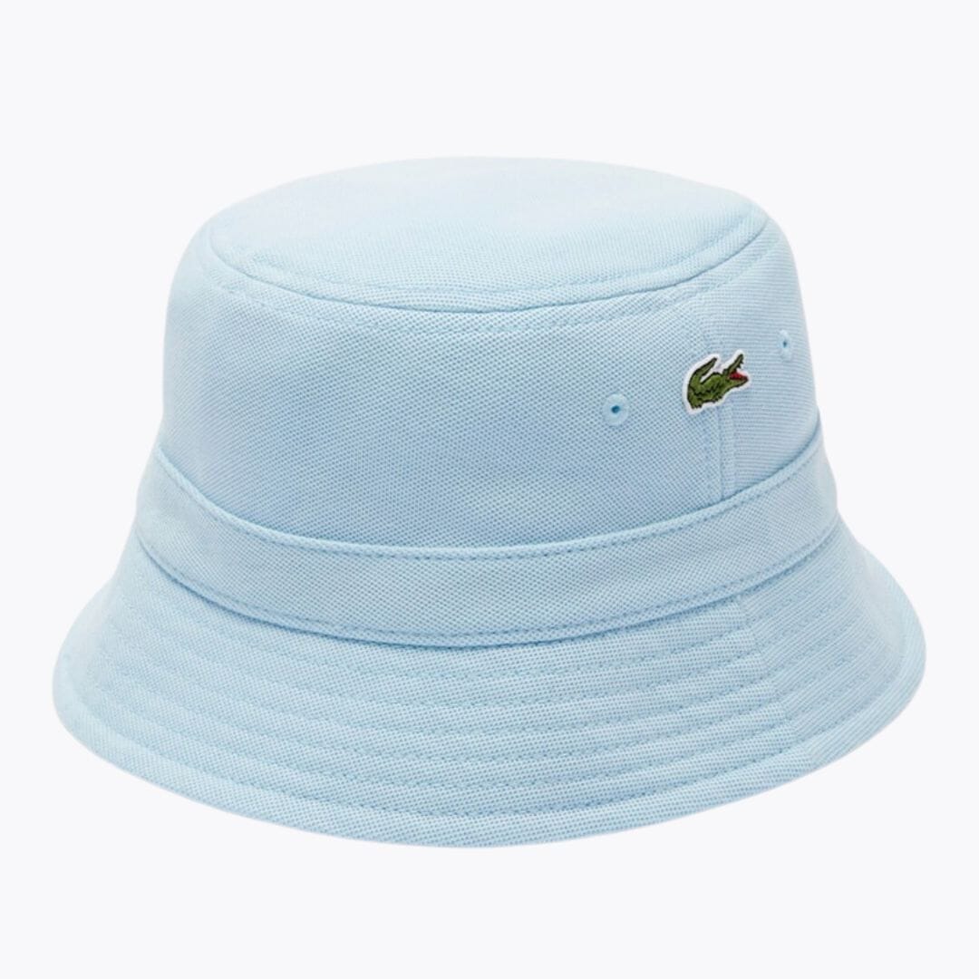 LC Piqué Bucket Hat Lacoste Adelstein Light blue 
