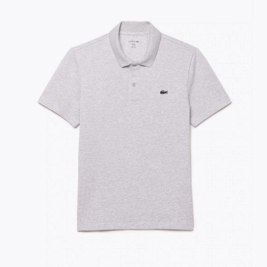LC Regular Fit Cotton Blend Polo Shirt Lacoste Adelstein Grey S 