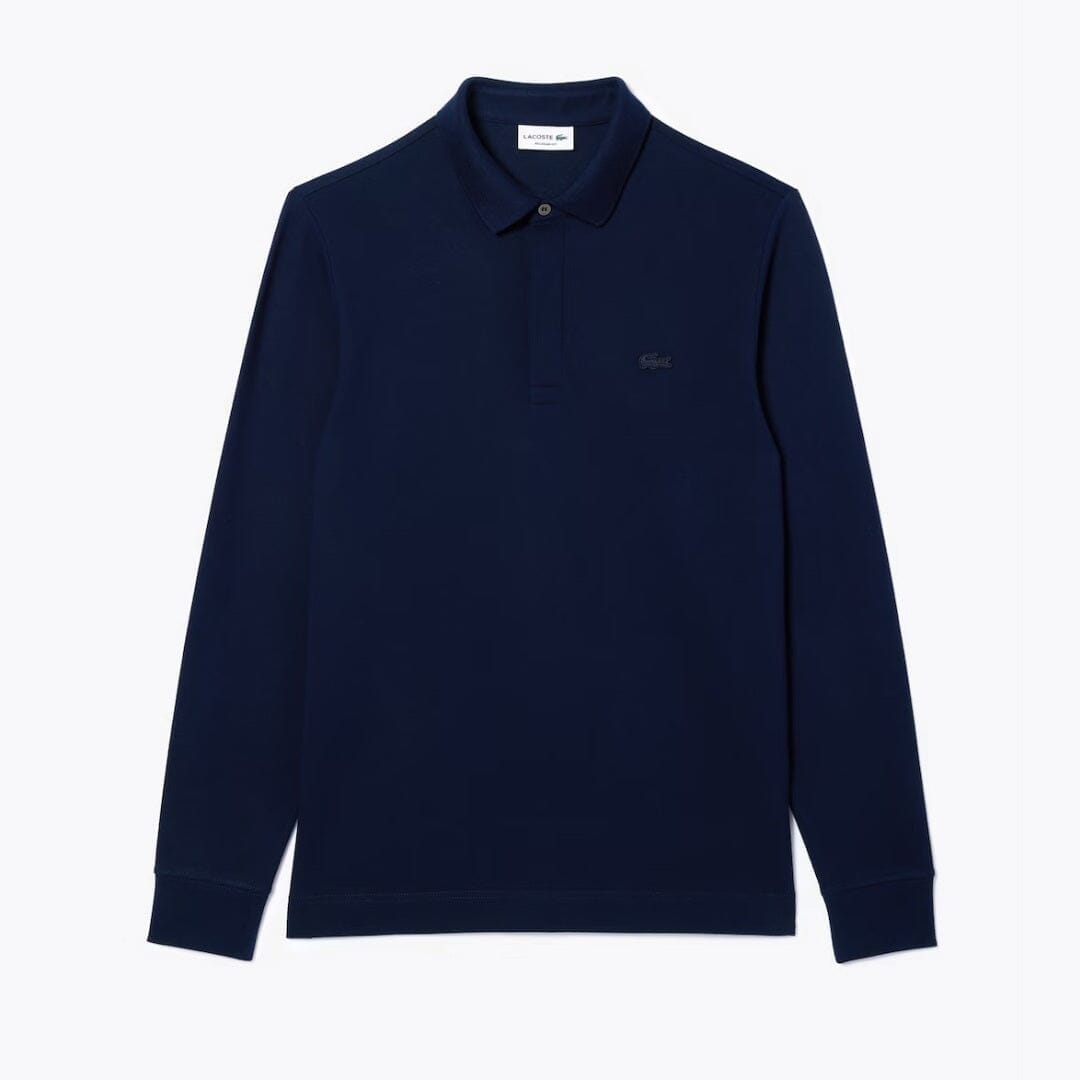 LC Regular Fit Paris Stretch Piqué Polo Shirt Lacoste Adelstein Midnight blue S 
