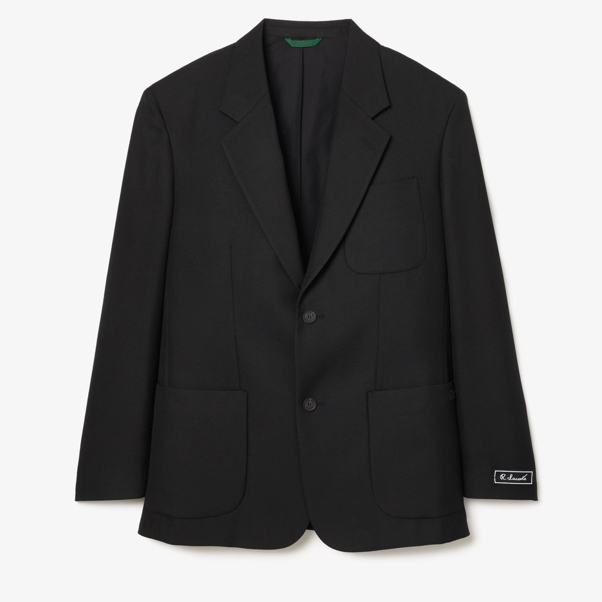 LC Relaxed Fit Blazer Lacoste Adelstein Black S 