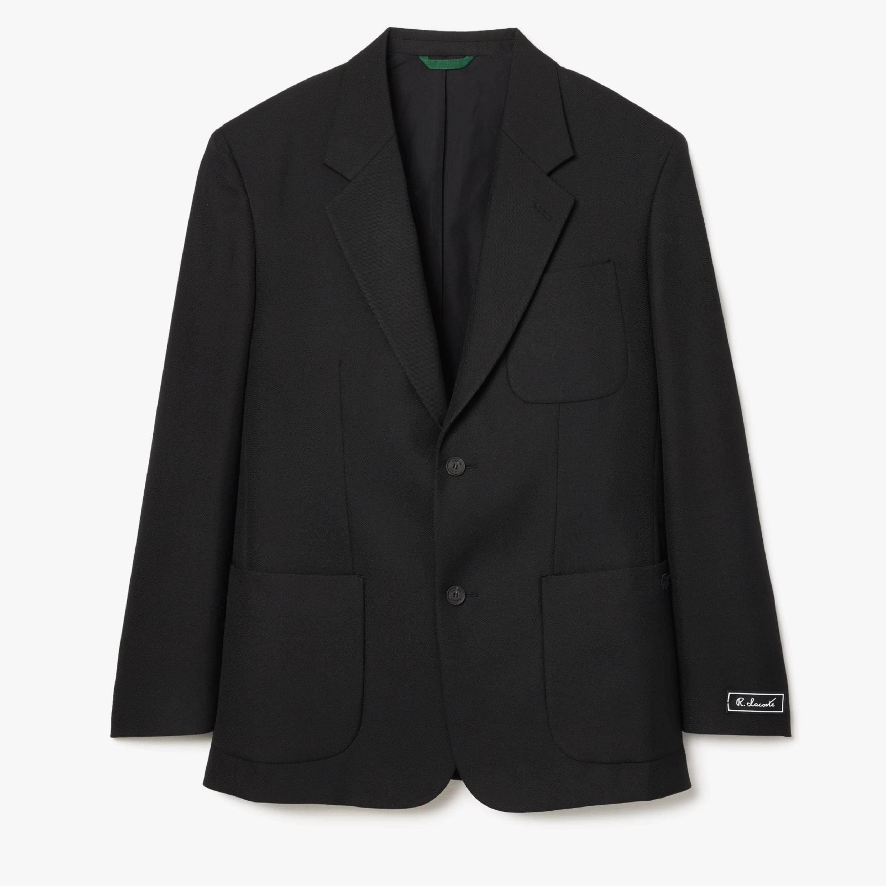 LC Relaxed Fit Blazer Lacoste Adelstein Black S 