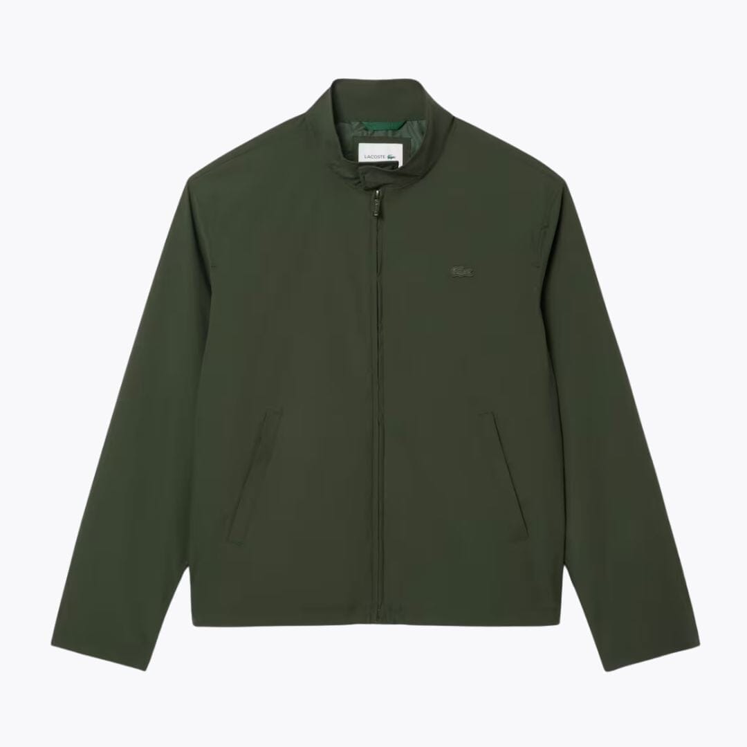 LC Water-Repellent Harrington Windbreaker Jacket Lacoste Adelstein Bottle green S 