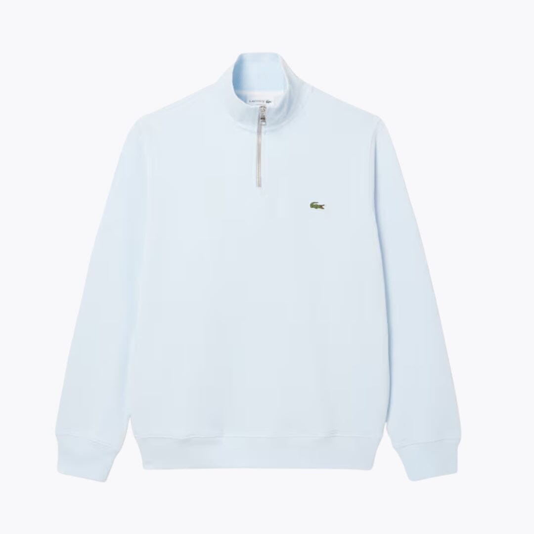 LC Zip-Up High Neck Sweatshirt Lacoste Adelstein Light Blue S 