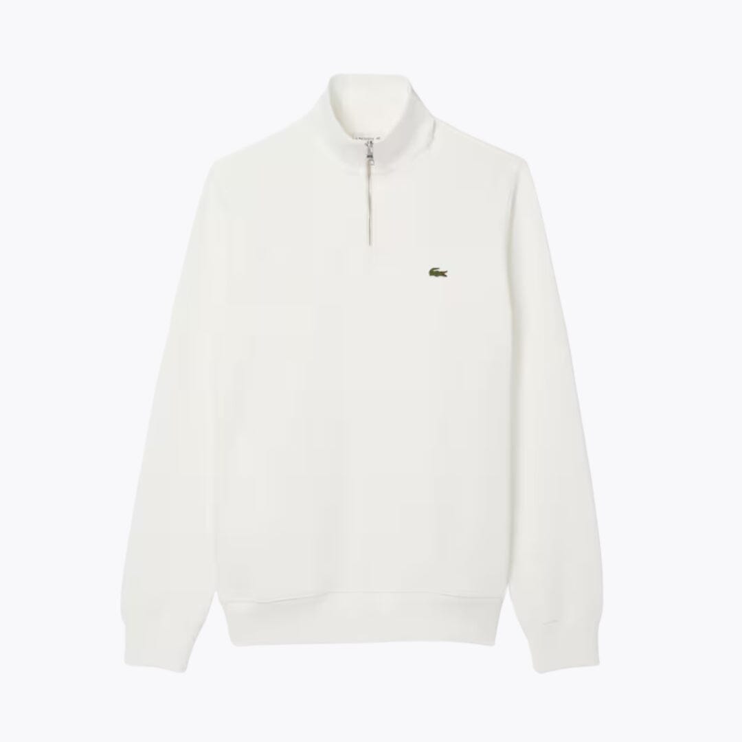 LC Zip-Up High Neck Sweatshirt Lacoste Adelstein White S 