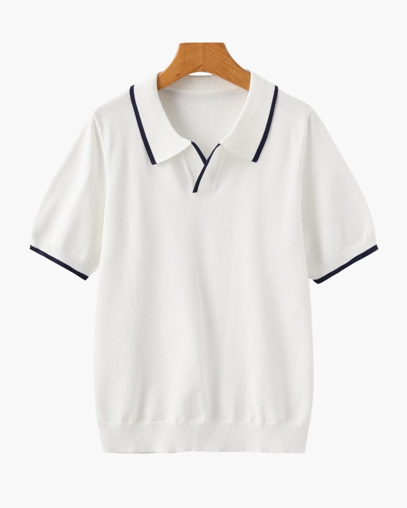 Monaco Edge Polo Adelstein Weiß XS 