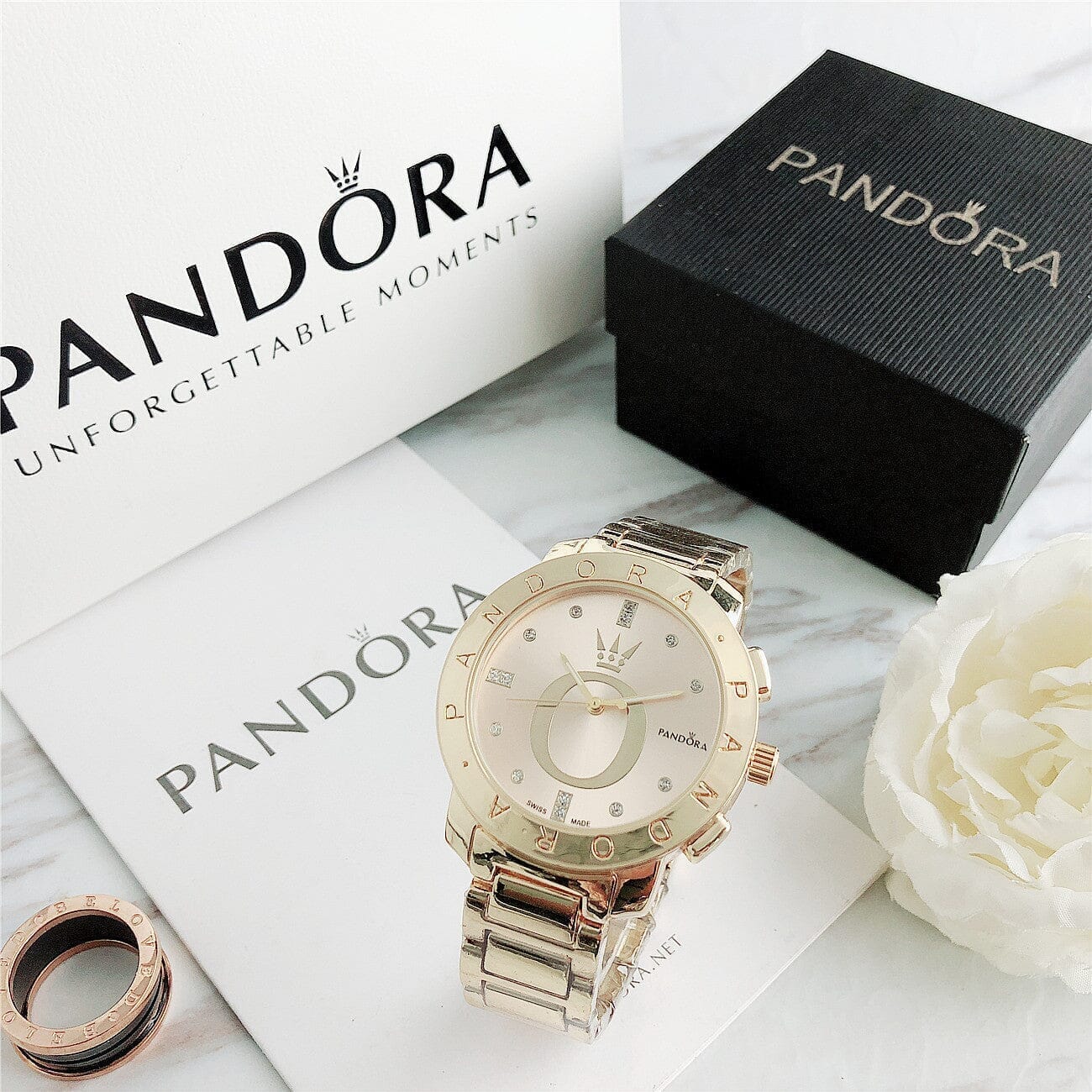 P A N D O R A Flyt Glamour Pandora Adelstein Gold 