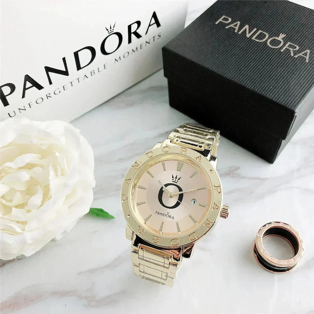 P A N D O R A Wristwatch Glamour Pandora Adelstein Gold 