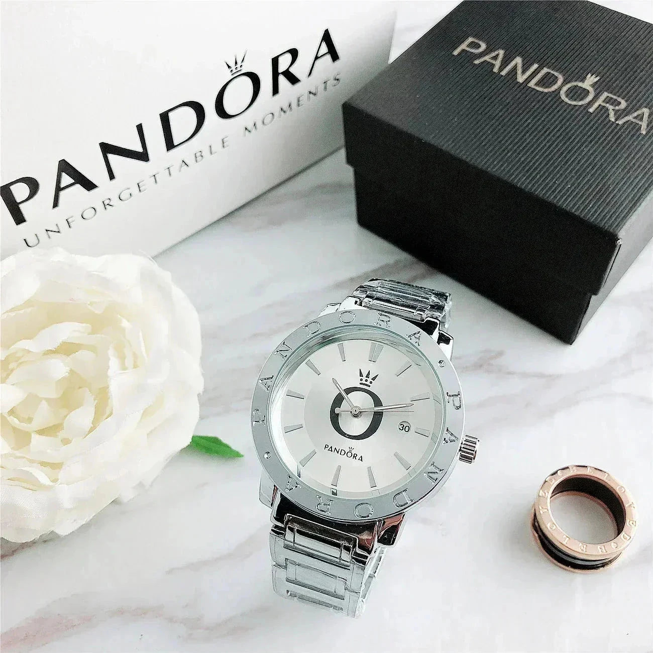 P A N D O R A Wristwatch Glamour Pandora Adelstein Silver 