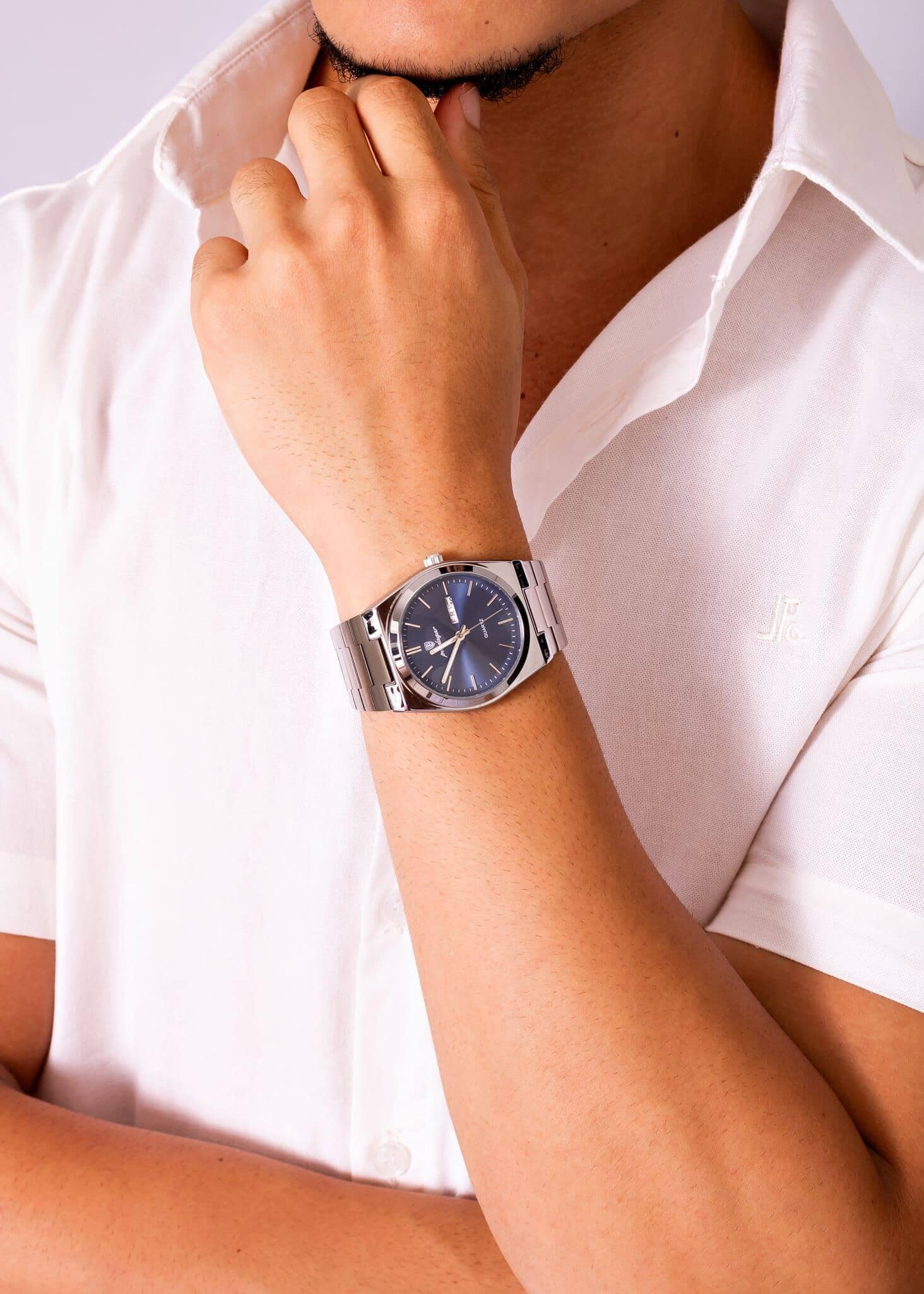 POEDAGAR Essenza 40mm Watch - Water Resistant | Stainless Steel Poedagar Adelstein 