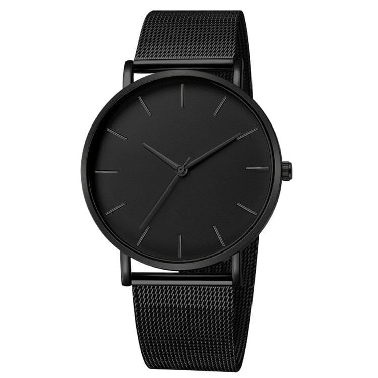 POEDAGAR Watch Monaco Poedagar Adelstein Minimalist Black 