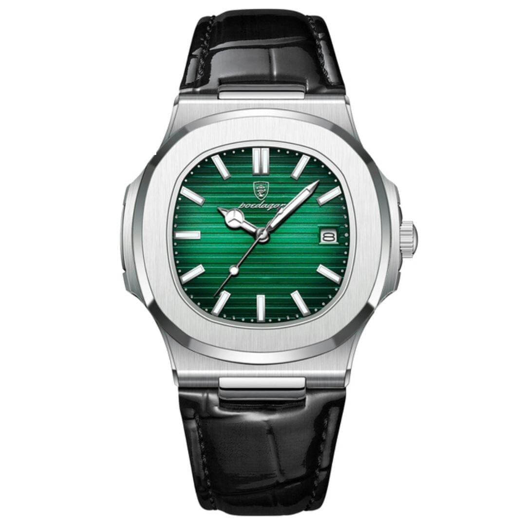 POEDAGAR Watch Nautilus Pelle Poedagar Adelstein Nautilus Pelle Green 