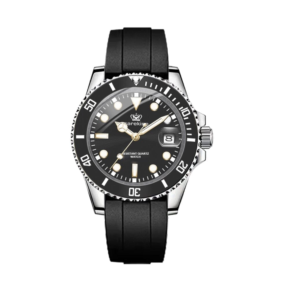 POEDAGAR Watch Subdate Sport Poedagar Adelstein Black 