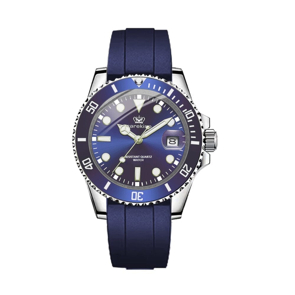 POEDAGAR Watch Subdate Sport Poedagar Adelstein Blue 