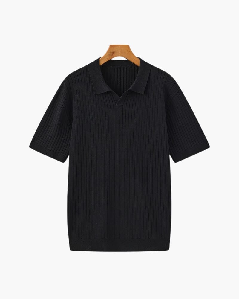 Premium Ripp-Polo Adelstein Schwarz XS 