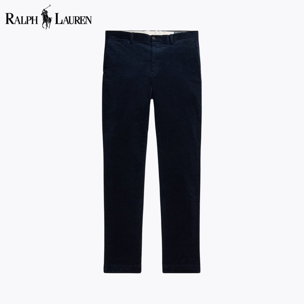 RL Andover Slim Fit Stretch Corduroy Pant Ralph Lauren Adelstein Blue Navy 28 