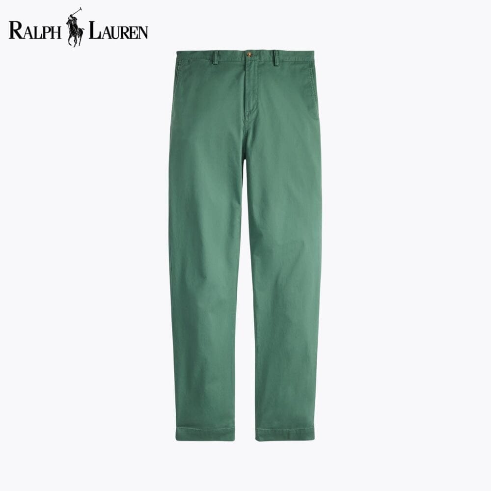 RL Bedford Classic Fit Washed Chino Pant Ralph Lauren Adelstein Green 28 