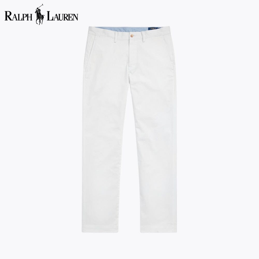 RL Bedford Washed Chino Trouser Ralph Lauren Adelstein White 28 