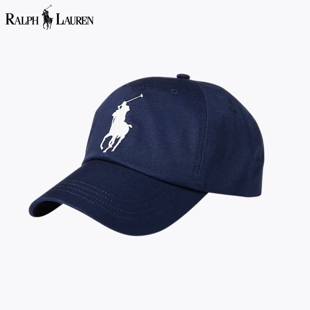 RL Big Pony Chino Ball Cap Ralph Lauren Adelstein Newport Navy 