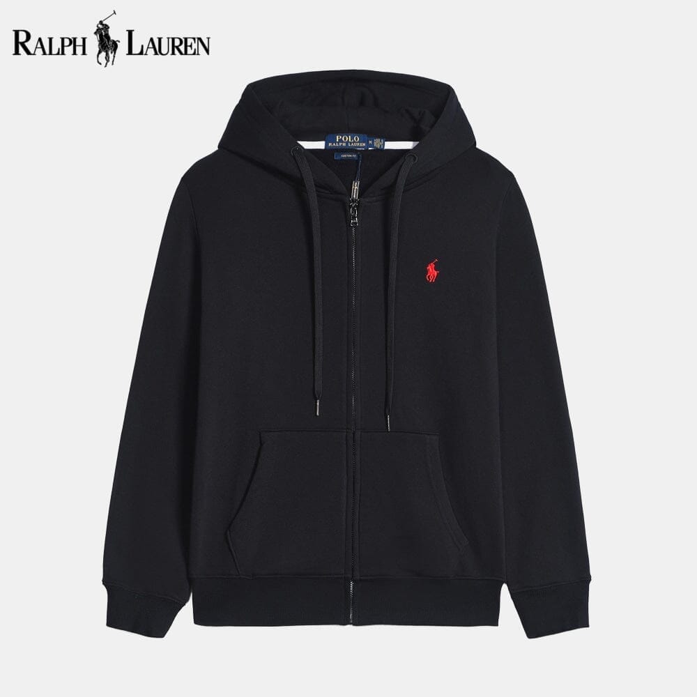 RL Classic Essential Cotton Hoodie Ralph Lauren Adelstein Black S 