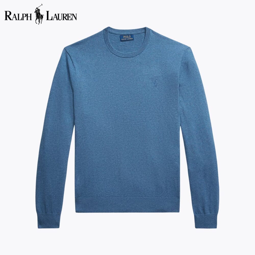 RL Cotton-Cashmere Crewneck Jumper Ralph Lauren Adelstein Blue S 