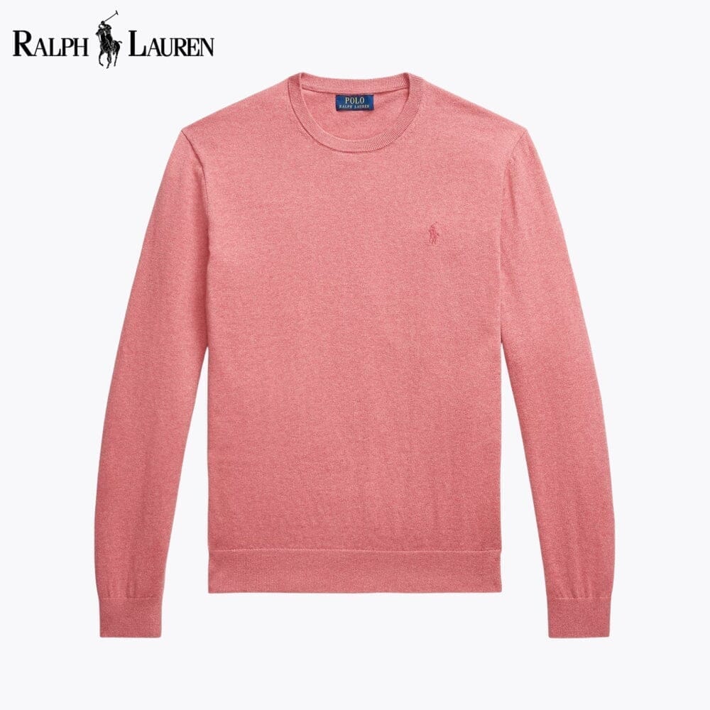 RL Cotton-Cashmere Crewneck Jumper Ralph Lauren Adelstein Strawberry Gelato S 