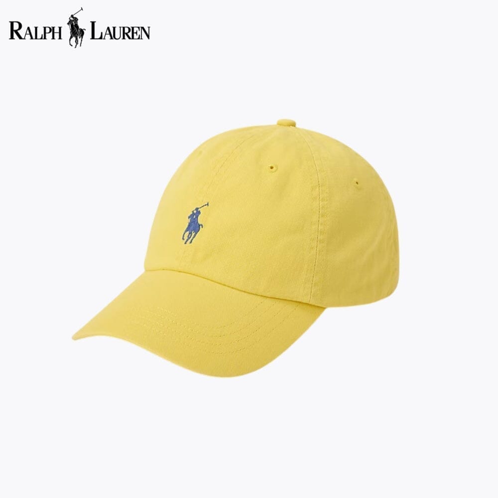 RL Cotton Chino Ball Cap Ralph Lauren Adelstein Yellow 