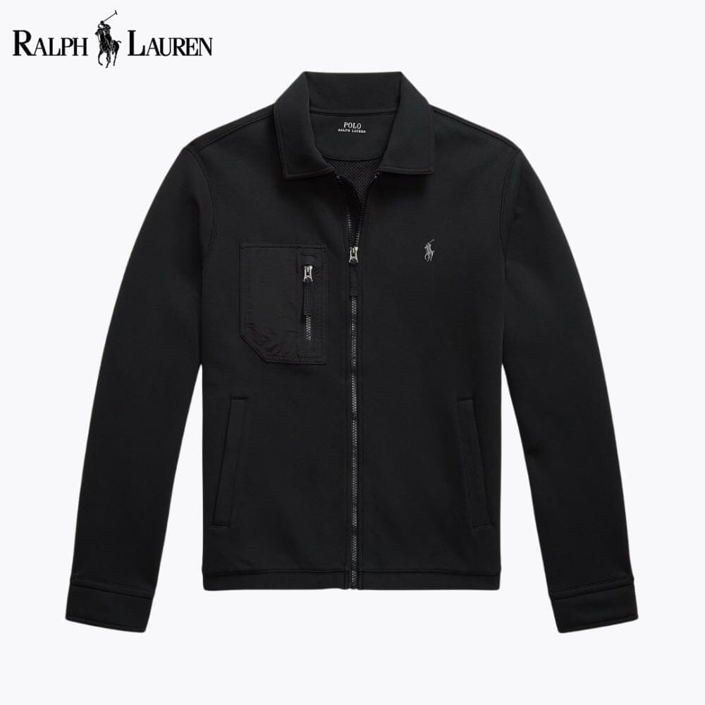 RL Double-Knit Jacket Ralph Lauren Adelstein Black S 