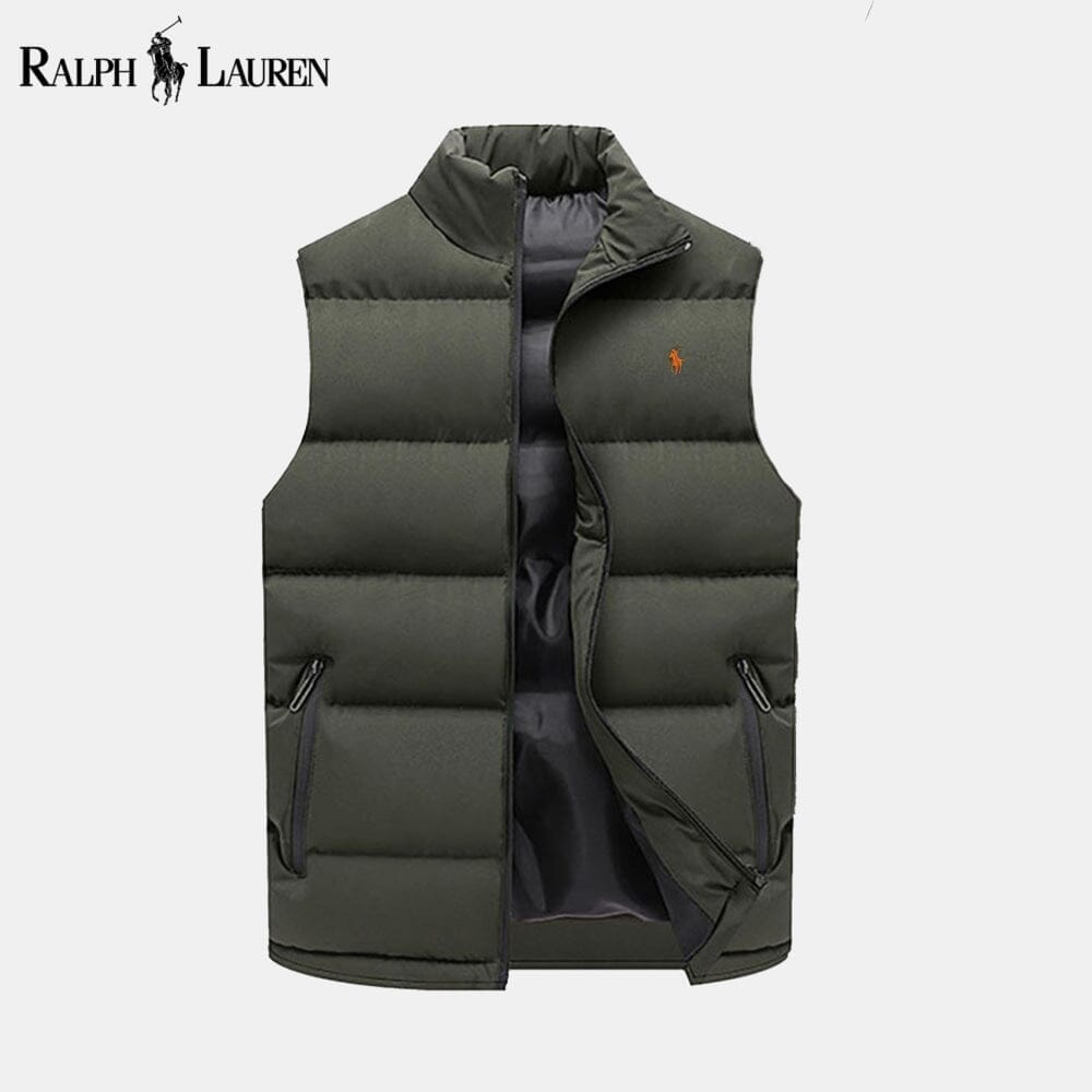 RL Insulated Down Puffer Waistcoat Ralph Lauren Adelstein Green Ranger S 