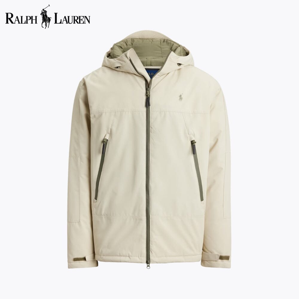 RL Insulated Hooded Jacket Ralph Lauren Adelstein Sand S 