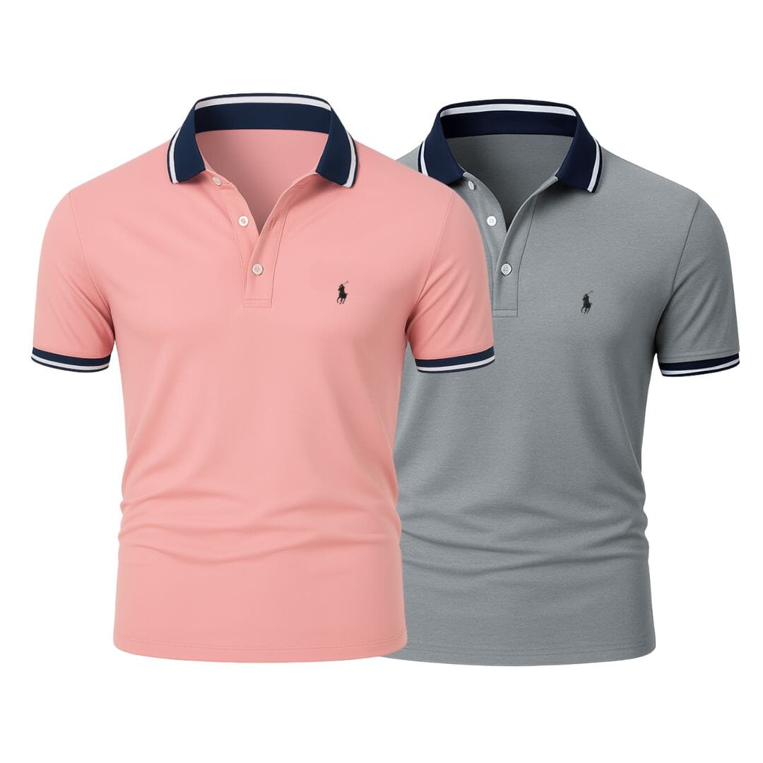 RL (KAUFE 1, ERHALTE 2) - Premiere Polo Shirt Kit – Professional Line by (2-Pack) Ralph Lauren Adelstein 