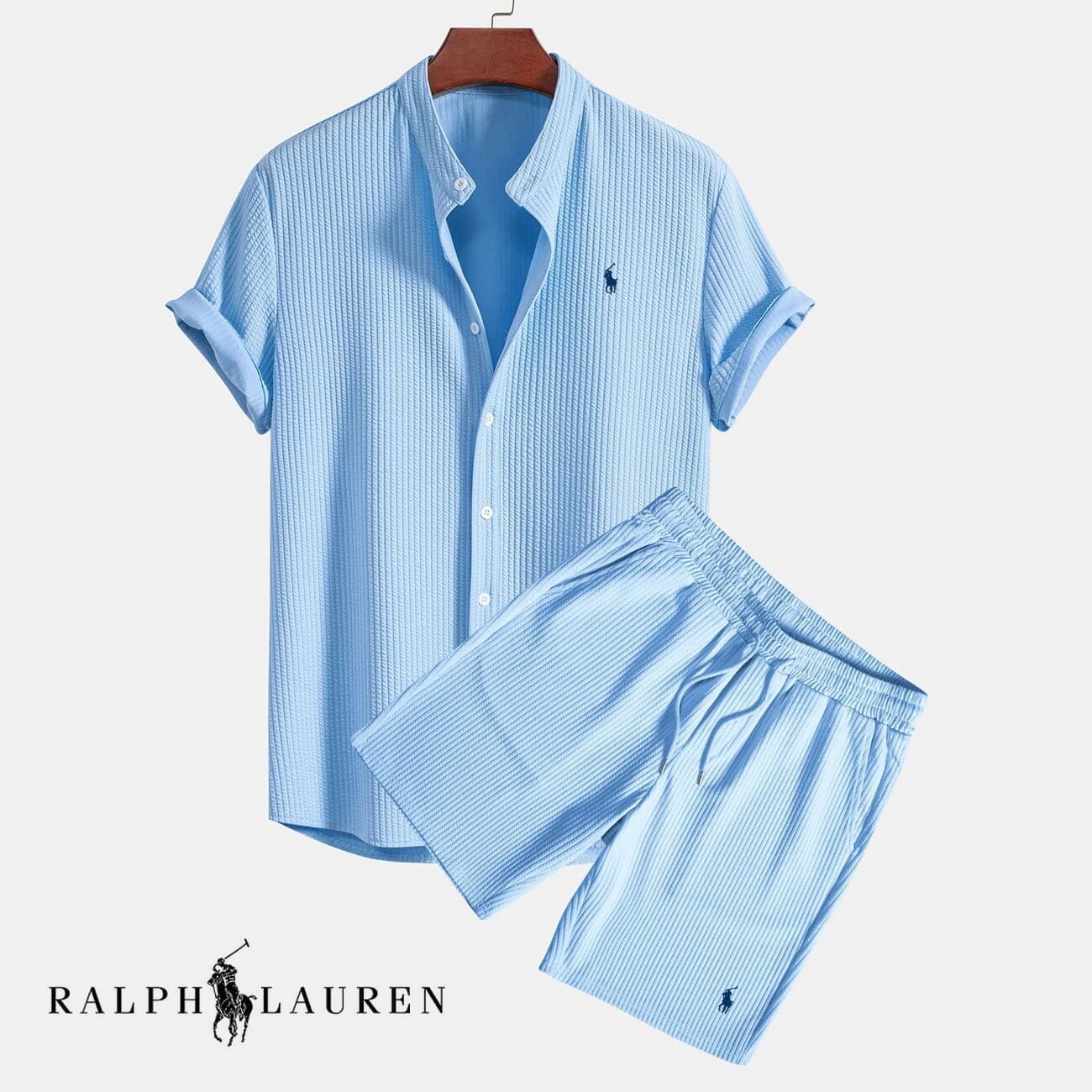RL Men's Summer Clothes Ralph Lauren Adelstein Blue S 