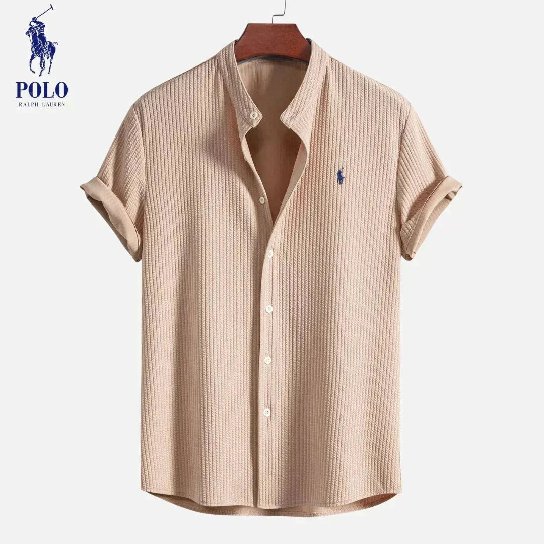 RL Men's Summer Shirt Ralph Lauren Adelstein Caramel S 