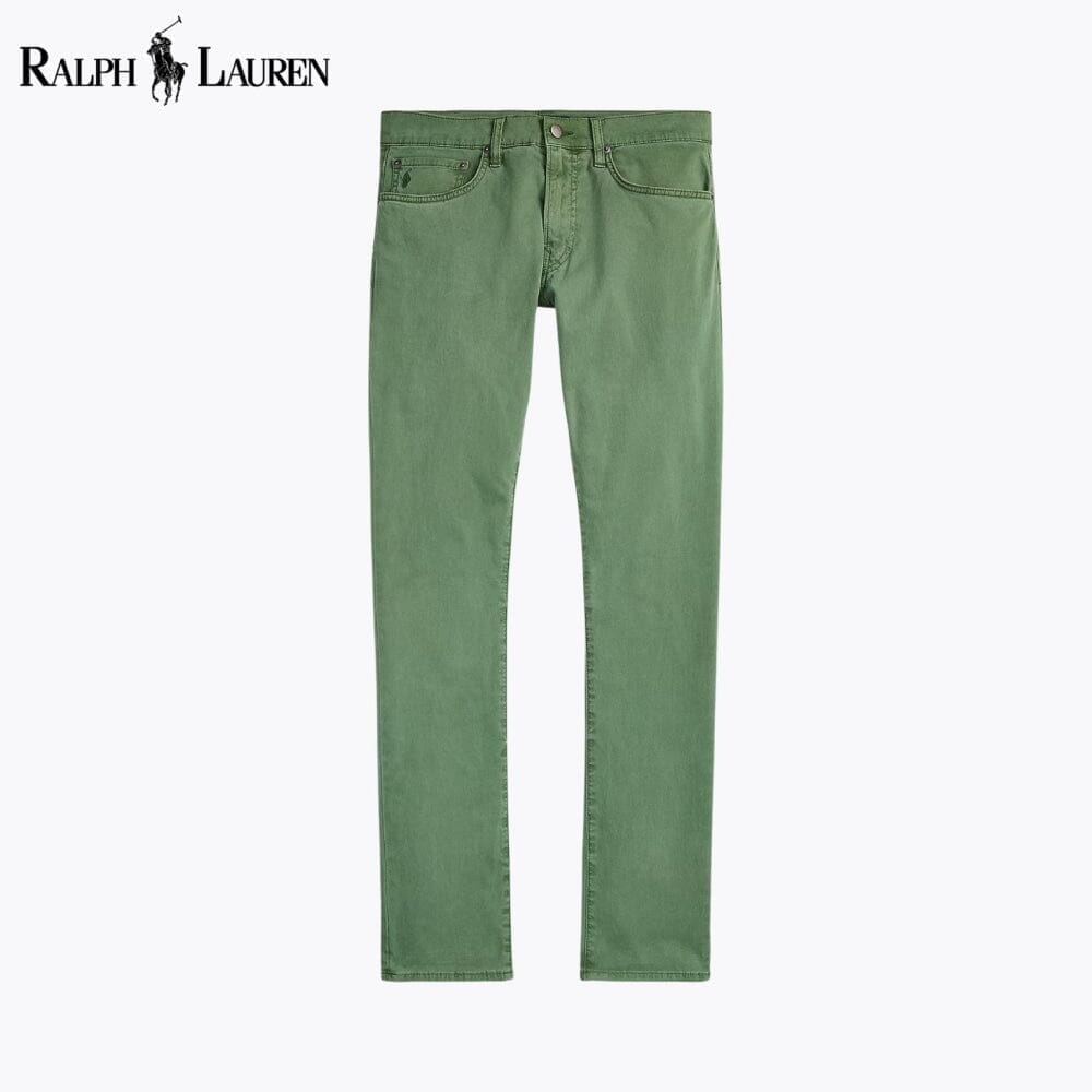 RL Sullivan Slim Stretch Twill Pant Ralph Lauren Adelstein Green 28 