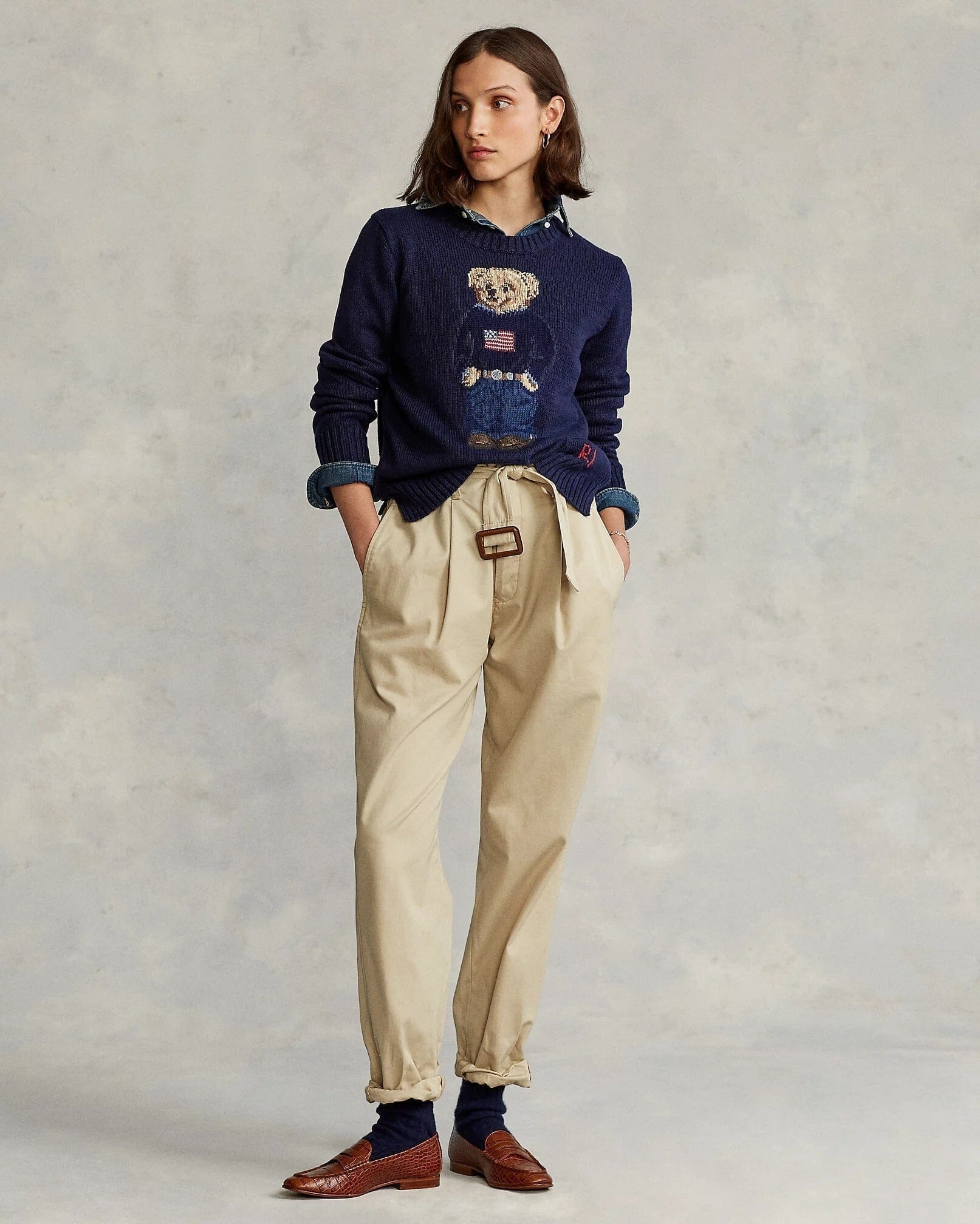 RL Sweater | Linen Crew Neck Ralph Lauren Adelstein 
